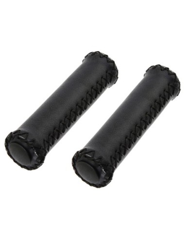 Grips 7/8 long 131mm Artificial Leather Black